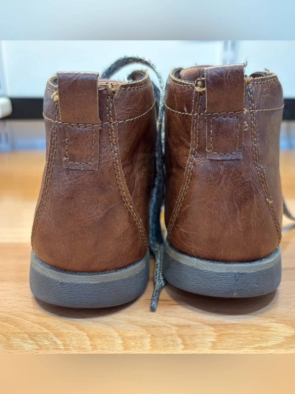 OshKosh B'gosh Brown Lace-Up Kids Boots